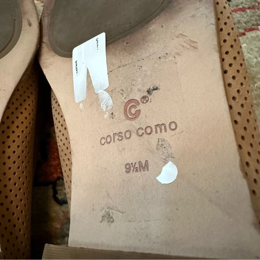 Corso Como Perforated Leather Carlynee Loafers